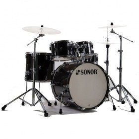 Resim Sonor AQ2 Stage Akustik Davul Set (Trans Black) 