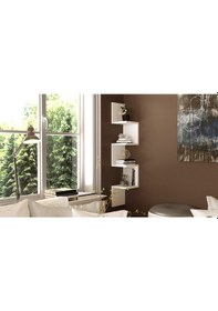 Resim Robinhome Robin Home Raffi No 9 Duvar Rafı Kitaplık Beyaz 