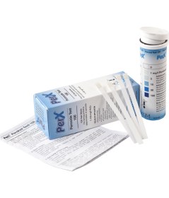 Resim Yerli, PERX - Hidrojen Peroksit Test 100 Çubukları / 100 adet / Hidrojen Peroksit kalıntısını tespit etmek kolay! 