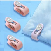 Resim 4 Adet Mandallı İğnesiz Yorgan Kılıfı Nev Sabitleme Klips Takımı - Blba-435357 