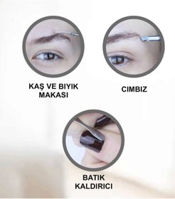 Resim Epilons 7 Parça Manikür Pedikür Seti El Ayak Bakımı Çantalı Paslanmaz Çelik 