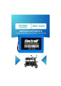 Resim Motolux Fayton Fx 11 Uyumlu Batarya Lifepo4 60v 32ah Elektrikli Motorsiklet Bataryası 