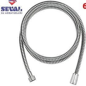 Resim Seval Kısa Robot Duş Spiral Hortum 60cm Duş Hortumu 