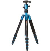 Resim Benro Mefoto A1350Q1B Roadtrip Aluminum Travel Tripod Kit (Blue)​ Benro