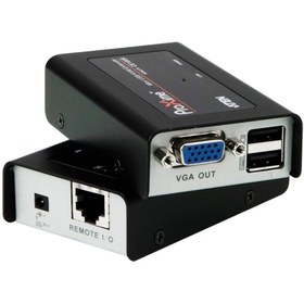 Resim Aten Vga Cat 5 Kvm (KEYBOARD/VİDEO MONİTOR/MOUSE) Mesafe Uzatma Cihazı, Usb Konsol, 100 Metre usb Vga Ca 