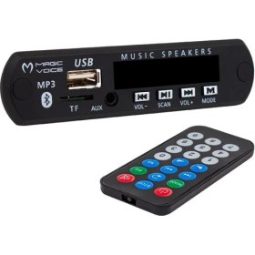 Resim Magicvoice Usb-Sd-Mmc-Bluetooth Mikrofonlu Çevirici Digital Player 
