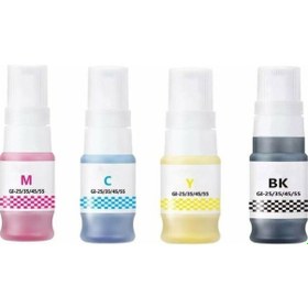 Resim Canon Gı45 Gx1040 Gx2040 Gx1040 Gx2040 4 Renk Takım Mürekkep 