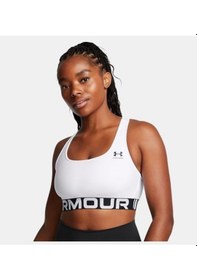 Resim Under Armour Ua Hg Authentics Mid Branded Kadın Spor Sütyeni-29813 Beyaz 