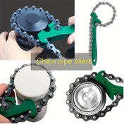 Resim Ağır Hizmet Metal Zincirli Boru Pense - Su, Gaz ve Tesisat için Çok Yönlü, Hızlı Çıkarma Ayarlanabilir Anahtar, Ev Bakım Aracı | Ayarlanabilir Tutuş | Dayanıklı Yapı, Boru Anahtarı 