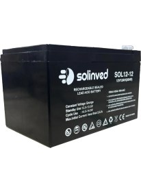 Resim Solinved 12V 12AH Ups ve Alarm Aküsü 