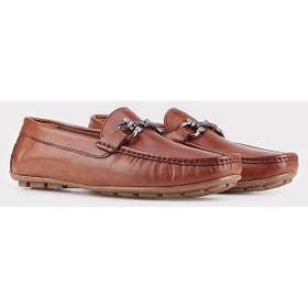 Resim Hakiki Deri Taba Erkek Loafer Ayakkabı Taba (521641079) Taba 