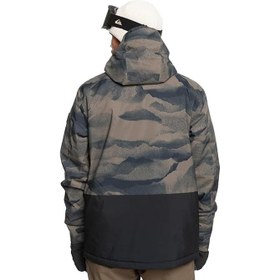 Resim Quiksilver Mission Printed Block Erkek Snowboard Ceketi 