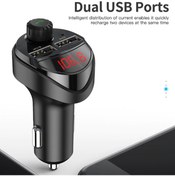 Resim Kuulaa Bluetooth Aktarım Mp3 Araç Kıtı Dual Usb Araç Şarjı (486713528) 