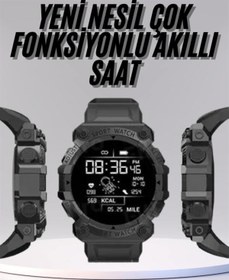 Resim Marsilyan Yeni Nesil Çok Fonksiyonlu Uyku ve Sağlık Takibi Yapabilen Siyah - FKU2862-3761 