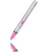 Resim Pentel Outline Marker Pembe Kontürlü Metalik Gümüş Markör 2623 Davetiye Kalemi 