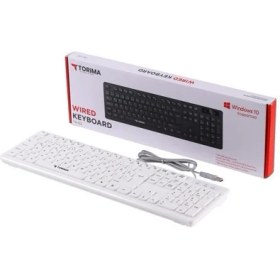 Resim Torima Tk-02 Kablolu Standart Q Klavye Beyaz 