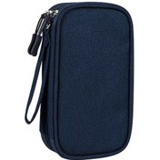 Resim Yifomall Mavi Küçük Dijital Alet Çantası - Şarj Cihazı, Veri Kablosu, Hard Disk Saklama - 19x11x6 Cm - Dayanıklı Malzeme İle Ev Ve Dışarı Kullanıma Uygun Diğer 