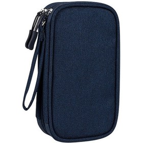 Resim Yifomall Mavi Küçük Dijital Alet Çantası - Şarj Cihazı, Veri Kablosu, Hard Disk Saklama - 19x11x6 Cm - Dayanıklı Malzeme İle Ev Ve Dışarı Kullanıma Uygun Diğer 