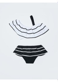 Resim Deep Beach Sutaşı Detaylı Kız Çocuk Bikini Takım 001 