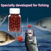 Resim 1'li Paket/2'li Paket Tavşan Balığı, Sazan, Çapal ve Turna Tatlısu Olta Yemi - Kırmızı Amballajda Gerçekçi yumuşak Suni Malzeme. Levrek, Şahinbalık, Alabalık, Silahlar & Japon balığı İçin Hem Deniz Suyunda hem de İstiridye Yetiştirmeciliğinde Uygundur 