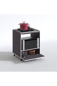 Resim Kenzlife Ocak Dolabı Şehrazat Gri 85*70*60 Xlarge Kapaklı Hazır Mutfak Ankastre Gömme Ocak İçin 