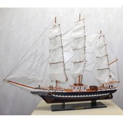 Resim Ahşap Yelken Gemi Model 4 