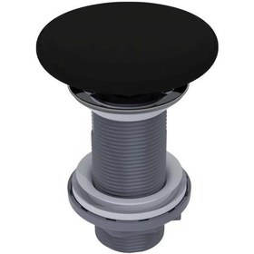 Resim Isvea Bas-aç Sifon Başlığı Taşma Delikli Siyah 