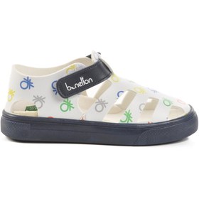 Resim United Colors Of Benetton Lacivert Cırtlı Kız Çocuk Sandalet BN-1410 P 
