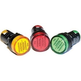 Resim 3 Adet Ac 220V Dijital Pano Led Gösterge Işığı Voltmetre Değildir 