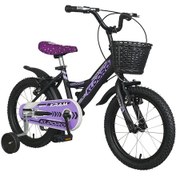 Resim Kldoro 7620 Spor 16 Jant Bisiklet Kız Çocuk Bisikleti Siyah Mor-Standart Siyah - Mor 