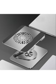 Resim STOREMAX Laptop Standı Alüminyum Soğutmalı Mıknatıslı Harici Fanlı 360 Derece Döner Ayarlı Ergonomik Gaming N 