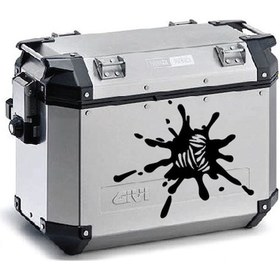 Resim Desenli Sticker Motosiklet Çanta Etiket Modeli - 5 