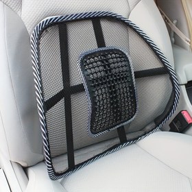 Resim Ergonomik Araba Bel Desteği Yastığı - Ofis ve Araç Kullanımı için Nef Alabilen Fileli Sırt Yastığı, Dayanıklı Polyester Malzeme, Özel Uyum İçin Ayarlanabilir Askılar, Sırt Ağrısı Giderme | Ergonomik Tasarım | Nef Alabilen Malzeme, Araba Koltuğu Yastığı 