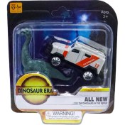 Resim Die Cast Metal Jip ve Brontosaurus 