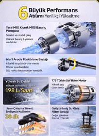 Resim okaoda En güçlü 775motor musluk bağlantısı Oto Araba Bahçe Şarjlı Yüksek Basınç Yikama Tabancasi Makine 