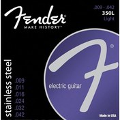 Resim Fender 350L Stainless Steel Light Takım Tel Elektro Gitar Teli 00 