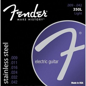Resim Fender 350L Stainless Steel Light Takım Tel Elektro Gitar Teli 00 