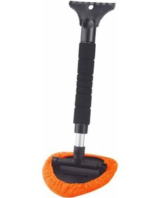 Resim Cbtx Dm-132 2'si 1 Arada Pencere Ön Cam Araba Pencere Kar Kazıyıcı 38-52 Cm Saplı - Mikrofiber Bez Temizleme Fırçası 