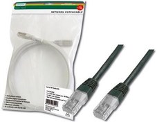 Resim DK-1511-050/BLACK Digitus Cat-5e UTP Patch Kablosu, 5 metre, AWG 26/7, Siyah Renk, 3P sertifikalı 