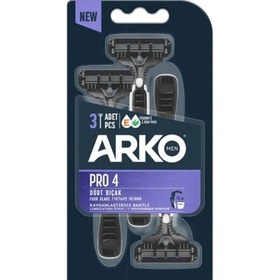 Resim Arko Men Pro 4 Tıraş Bıçağı 3'lü 
