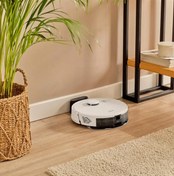 Resim Homend Alex Laser 1291H Moplu ve Haritalamalı Akıllı Robot Süpürge Beyaz 