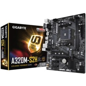 Resim Gigabyte Ga-A320M-S2H S+V+Gl Ddr4 Am4 Anakart 