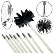 Resim Esnek Çubuk Ve Sert Fırçalı Baca Temizleme Seti 