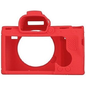 Resim Dp Sony A7R3 Silikon Kılıf Kırmızı 