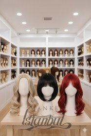 Resim Manken İstanbul Kumaş Kaplı Beyaz Kafa Mankeni 