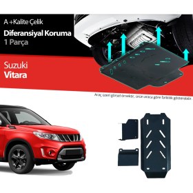 Resim Suzuki Vitara Çelik Diferansiyel Koruma 2019 2020 2021 2022 2023 2024 