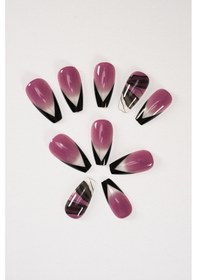 Resim Pop Beauty Takma Tırnak Seti Zararsız Yapıştırıcı Popbeauty1040 