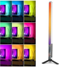 Resim Wondernest Luxceo Mood1 50cm Rgb Led Çubuk Mood Aydınlatma Video Fotoğraf Dolgu Işığı Tripod İle 