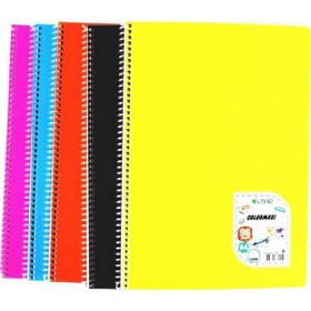 Resim Çınar A4 Defter 96 Yp. Kareli Spr. Pp. Kpk. Colormaxı Çok Renkli 