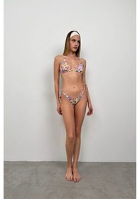 Resim Baskılı Bikini Takım 